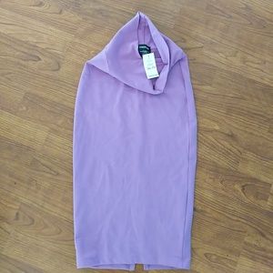 NWT Bebe midi skirt light purple sz XXS